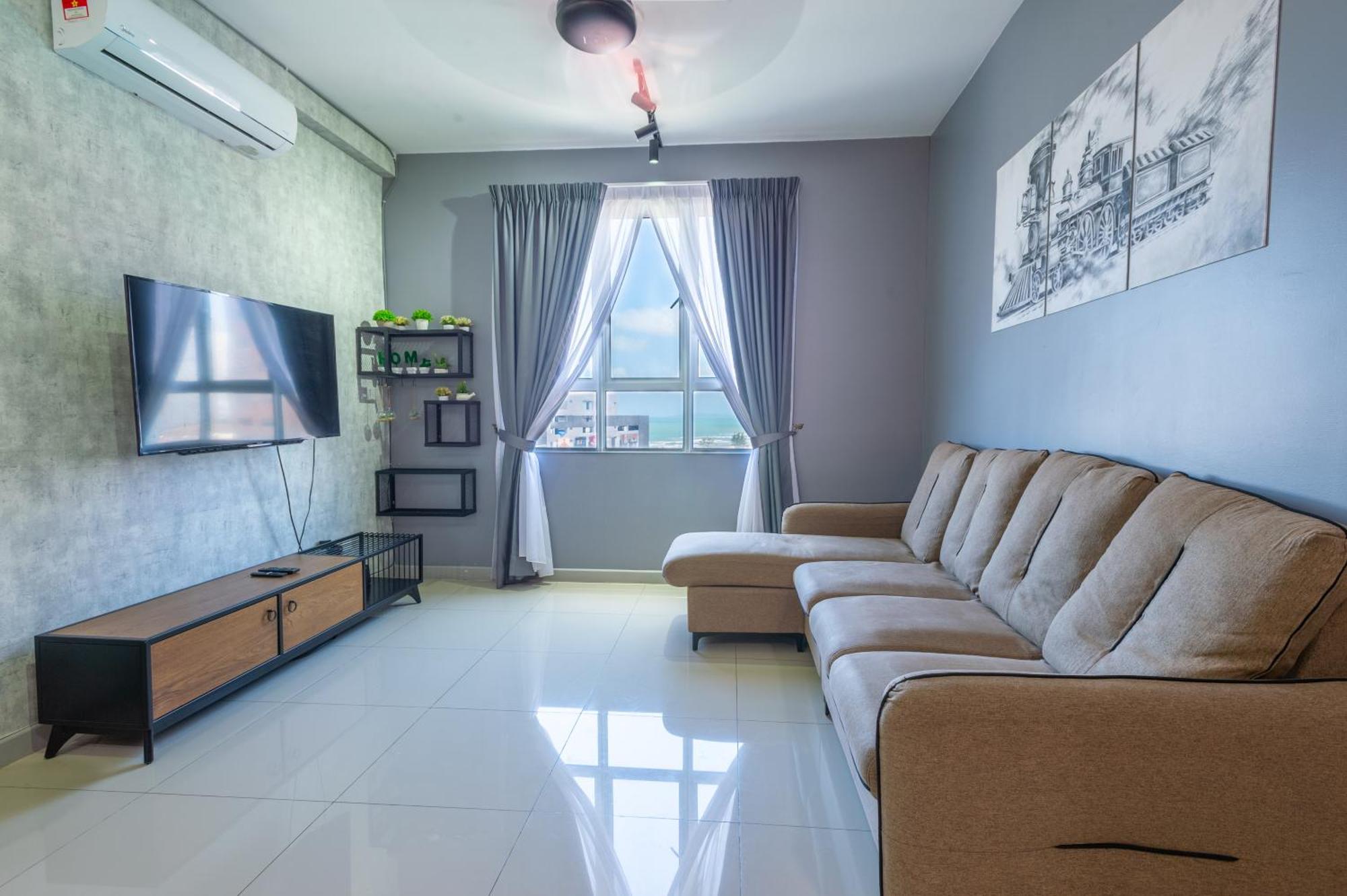 Infinity Sea View Pool Beach View 3Rooms 2Parkings Kuala Terengganu Exterior photo